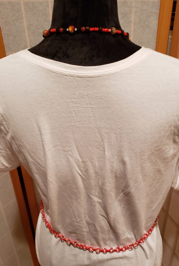 Red Dream Fire Agate Bead Body Chain - Image 5