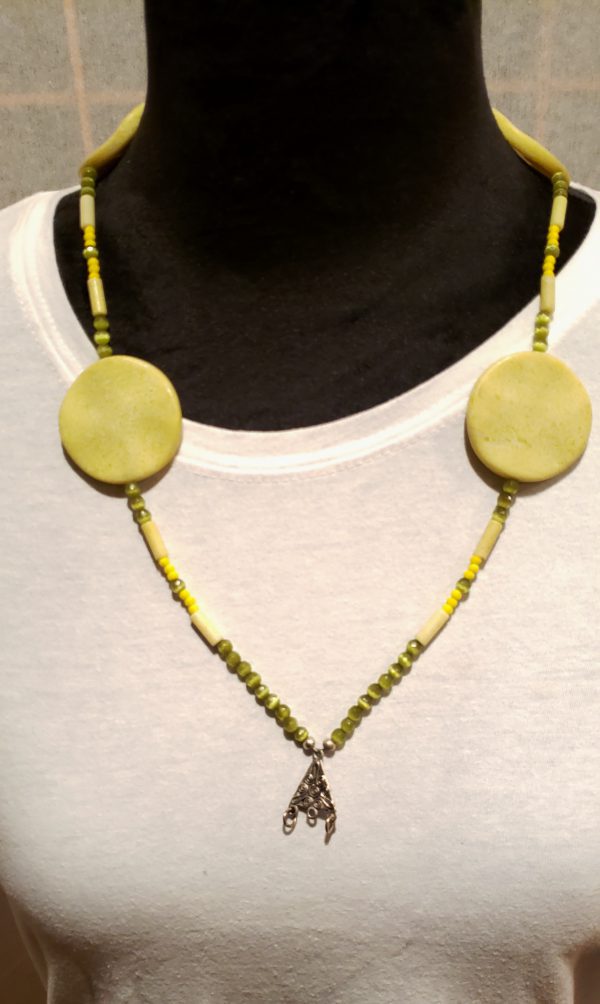 Peridot Jasper Beaded Body Chain - Image 2