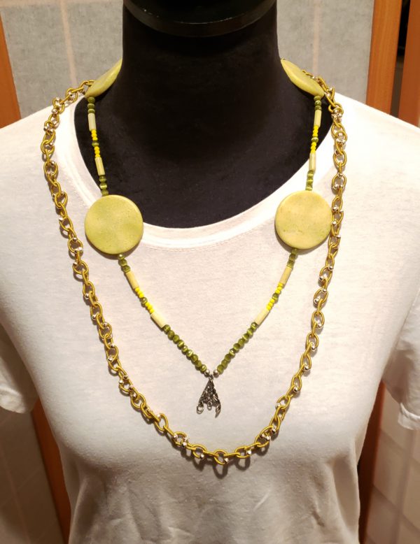 Peridot Jasper Beaded Body Chain - Image 3