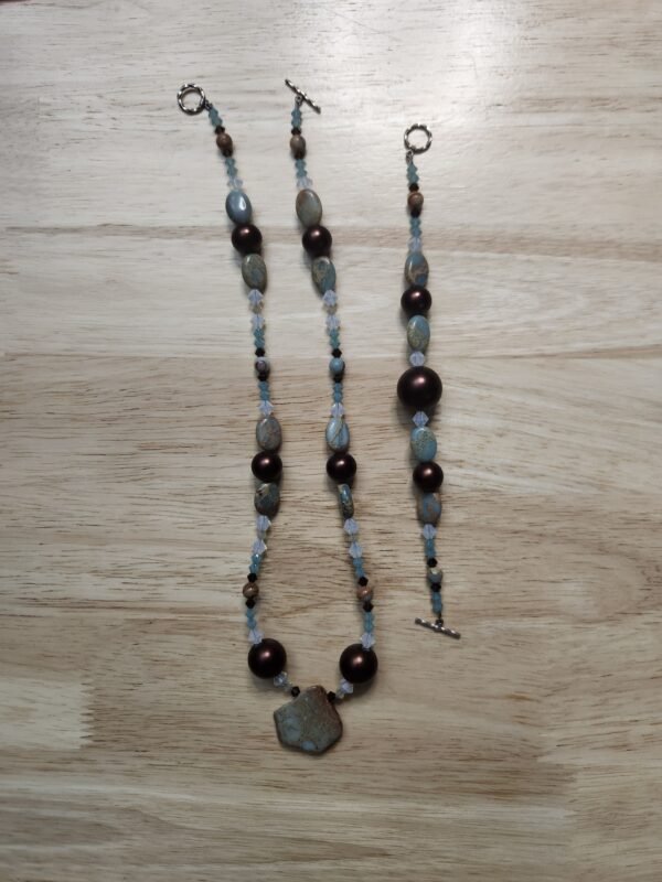 African Snakeskin Jasper Set - Image 3