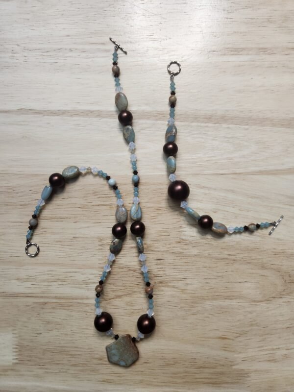 African Snakeskin Jasper Set - Image 4