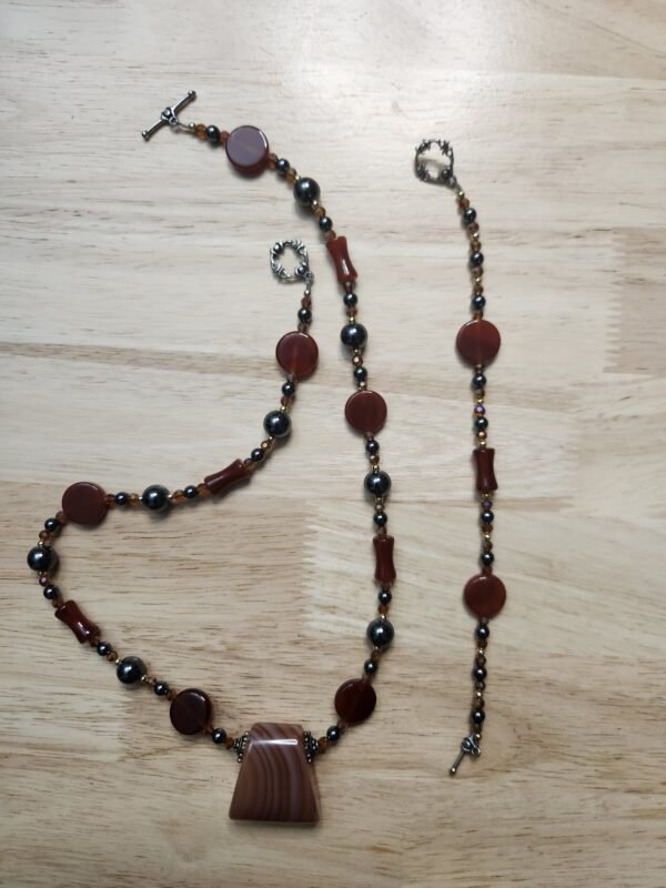 Carnelian and Hematite Set - Image 4