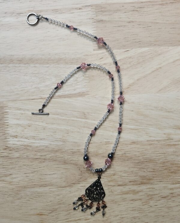 Swarovski Crystal and Hematite Necklace - Image 2