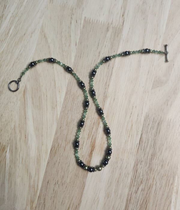 Swarovski Crystal and Hematite Necklace - Image 3
