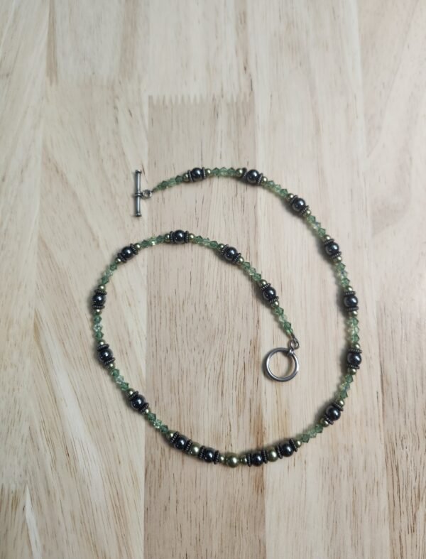 Swarovski Crystal and Hematite Necklace - Image 2