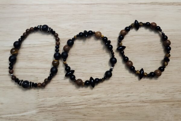 Tigereye Onyx Stackable Bracelets - Image 5