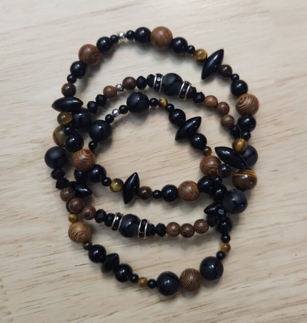 Tigereye Onyx Stackable Bracelets