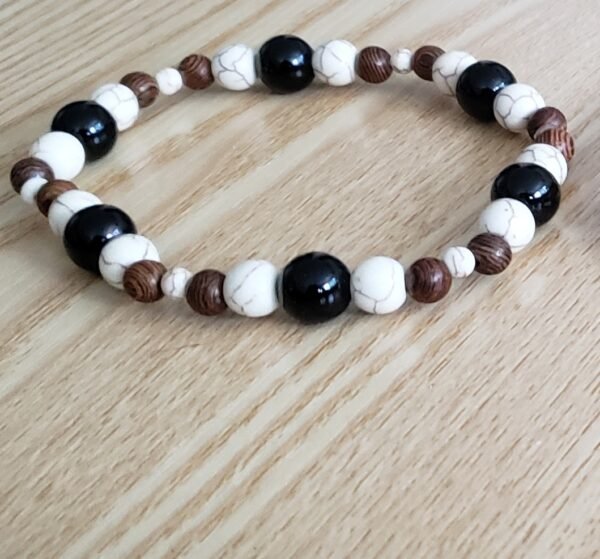 Howlite Sandalwood Stackable Bracelets - Image 3