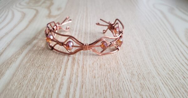 Wavy Wire Wrapped Bracelet