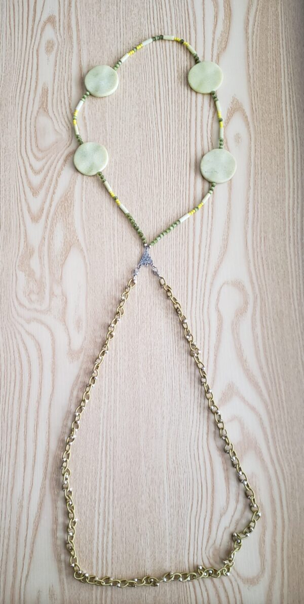 Peridot Jasper Beaded Body Chain