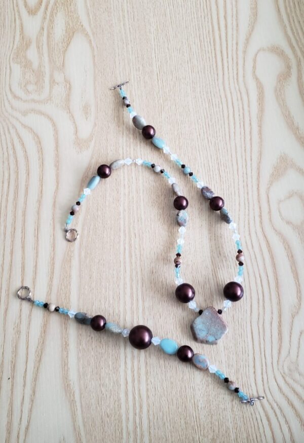 African Snakeskin Jasper Set - Image 2