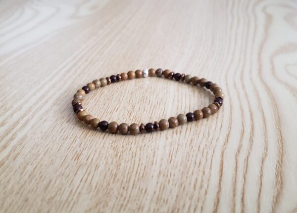 Jasper and Hematite Stretch Bracelet - Image 2