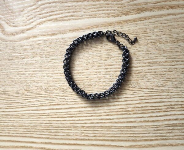 Round Hollow Chainmaille Bracelet