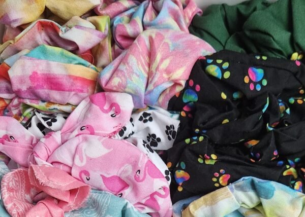 Handcrafted Hair Scrunchies w/ a Bow