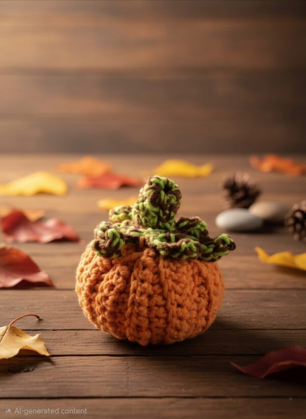 Crochet Fall Pumpkin Decor - Image 7