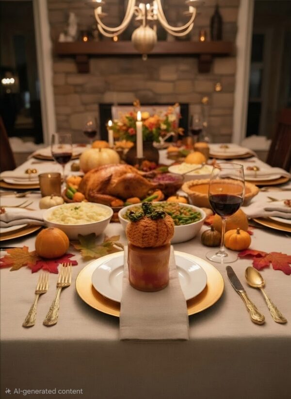 Crochet Fall Pumpkin Decor - Image 4