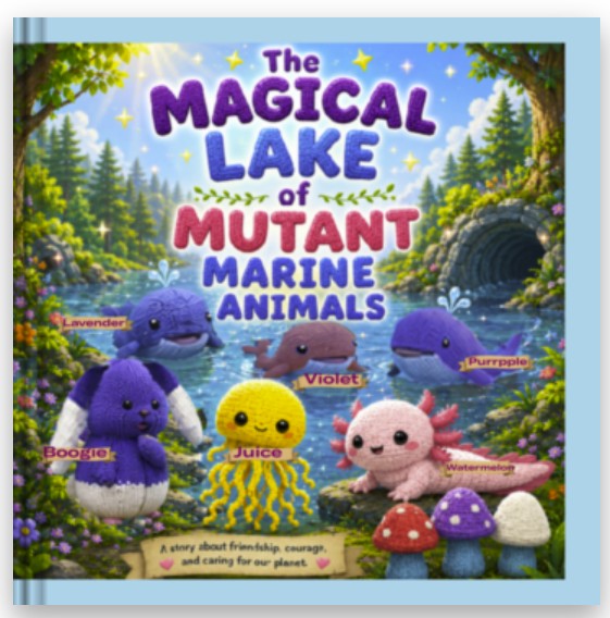 The Magical Lake of the Mutant Marine Animals Children's Book