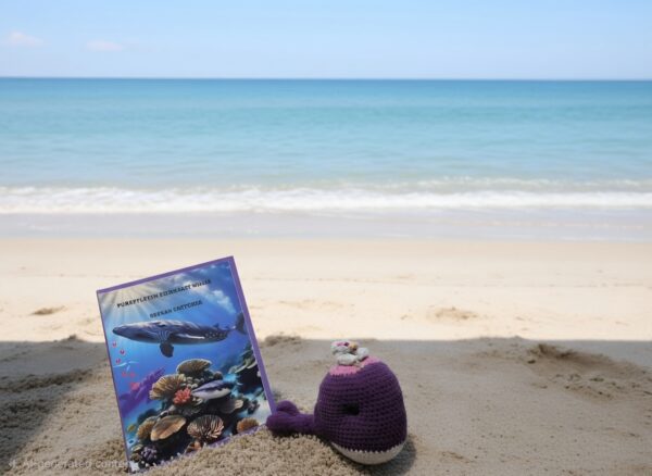 Purrpple the Pink Heart Whale Children's Book - Image 3