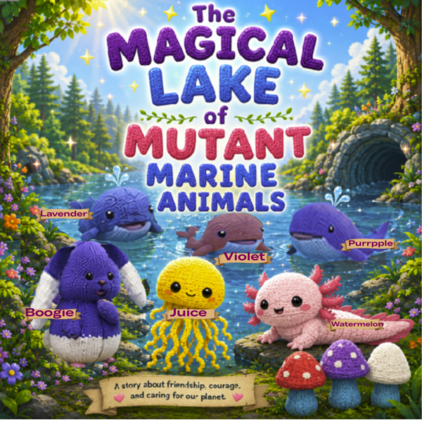 The Magical Lake of the Mutant Marine Animals Children's Book - Image 2